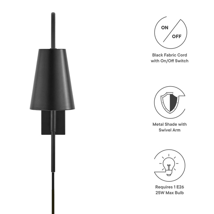 Faye Metal Wall Sconce - detail close-up