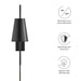 Faye Metal Wall Sconce - detail close-up