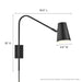 Faye Metal Wall Sconce - in lifestyle setting