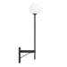 Riva White Globe Wall Sconce - view 6