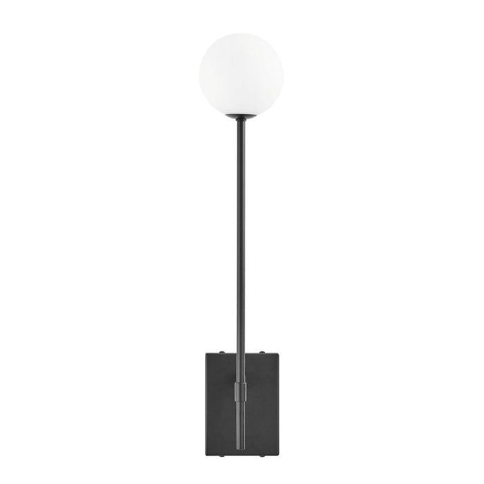 Riva White Globe Wall Sconce - view 7