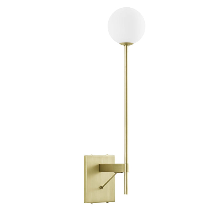 Riva White Globe Wall Sconce - view 10
