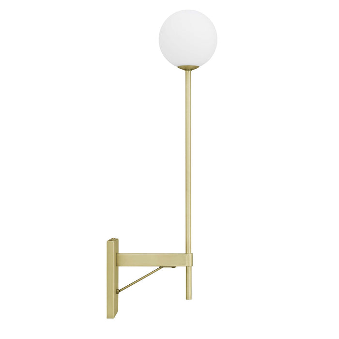 Riva White Globe Wall Sconce - view 14