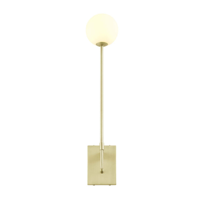 Riva White Globe Wall Sconce - view 16
