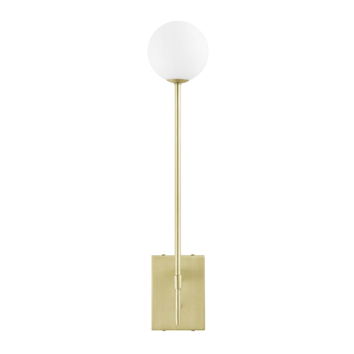 Riva White Globe Wall Sconce - view 15