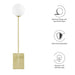 Riva White Globe Wall Sconce - view 11
