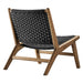 Modway Saoirse Woven Rope Wood Accent Lounge Chair Living Room Furniture - View 24