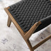 Modway Saoirse Woven Rope Wood Accent Lounge Chair Living Room Furniture - View 22