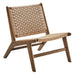 Modway Saoirse Woven Rope Wood Accent Lounge Chair Living Room Furniture - View 35