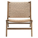 Modway Saoirse Woven Rope Wood Accent Lounge Chair Living Room Furniture - View 33