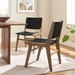 Modway Saoirse Faux Leather Wood Dining Side Chair - Set of 2 - View 11