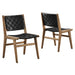 Modway Saoirse Faux Leather Wood Dining Side Chair - Set of 2 - View 31