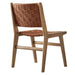 Modway Saoirse Faux Leather Wood Dining Side Chair - Set of 2 - View 28