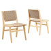 Modway Saoirse Woven Rope Wood Dining Side Chair - Set of 2 - View 41