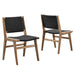 Modway Saoirse Woven Rope Wood Dining Side Chair - Set of 2 - View 42
