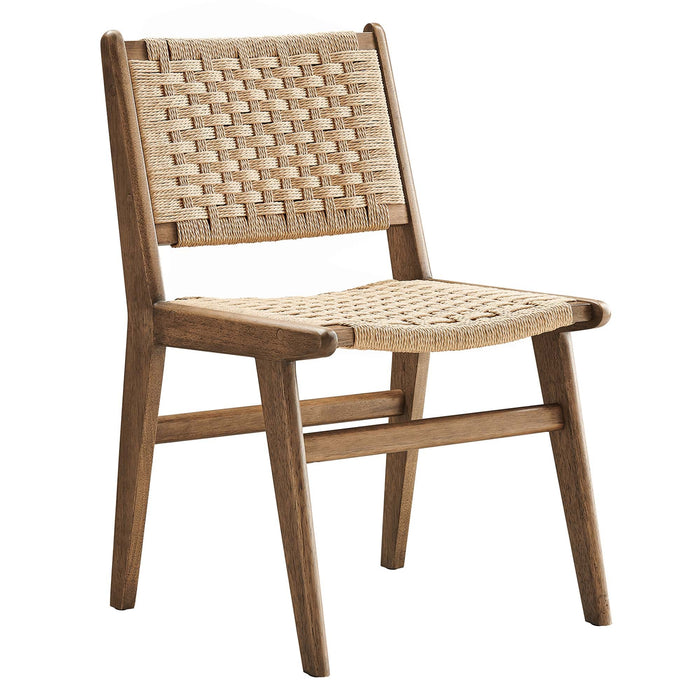 Modway Saoirse Woven Rope Wood Dining Side Chair - Set of 2 - View 36