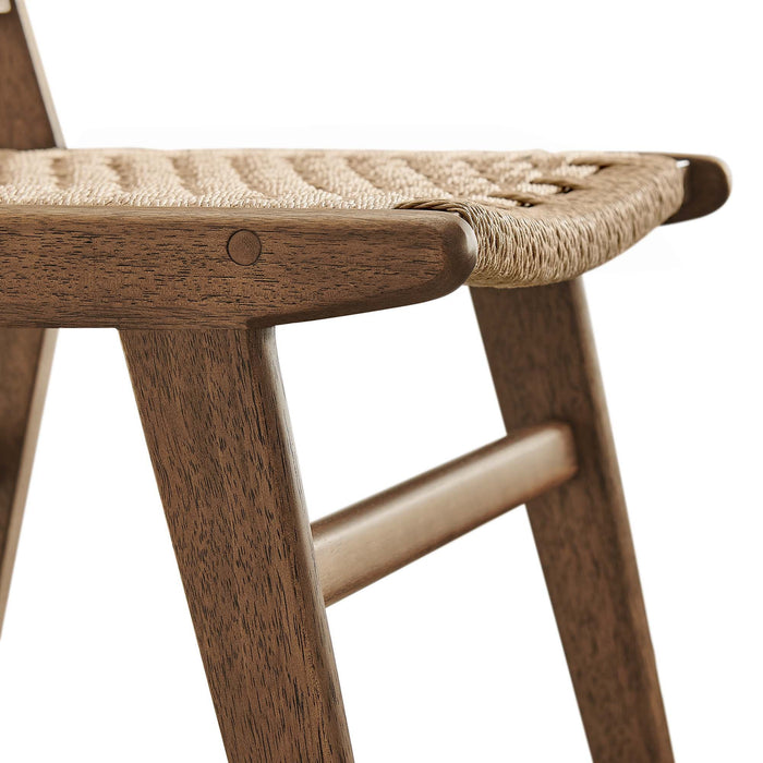 Modway Saoirse Woven Rope Wood Dining Side Chair - Set of 2 - View 40