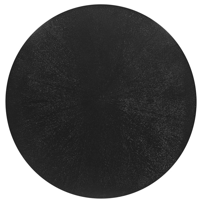 Crossroads 24” Round Wood Side Table