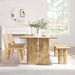 Amistad 72" Wood Dining Table and Bench Set - view 6