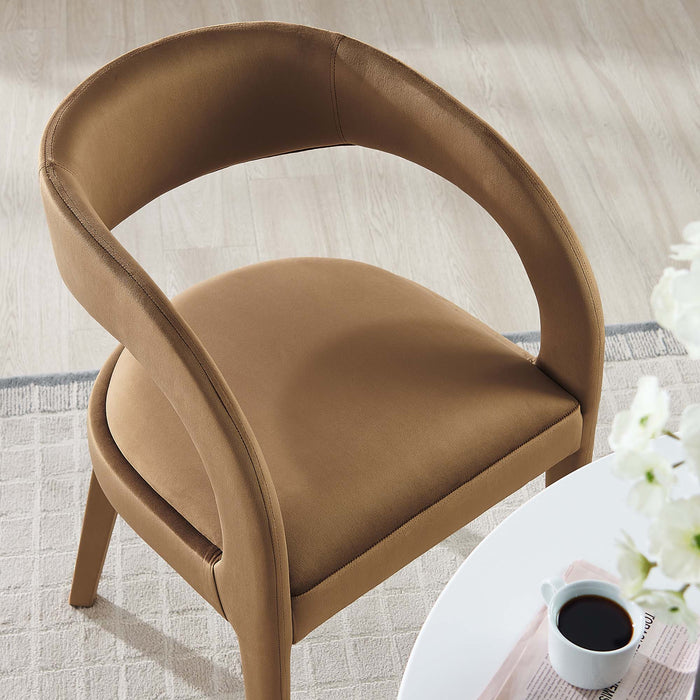 Pinnacle Performance Velvet Dining Chair Set of 2