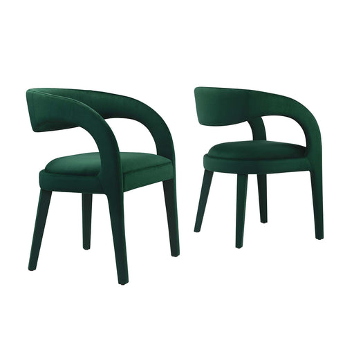 Modway Pinnacle Performance Velvet Dining Chair Set of 2 - View 37