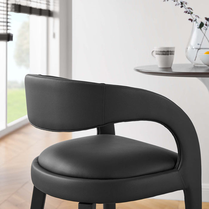 Pinnacle Vegan Leather Bar Stool Set of Two