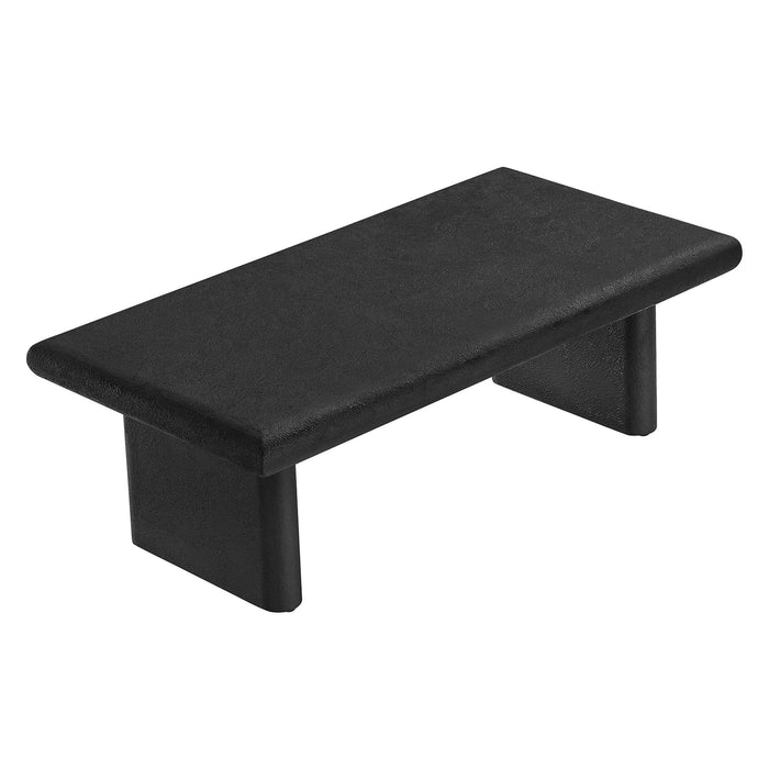 Modway Relic Concrete Textured Coffee Table Living Room Furniture - Features