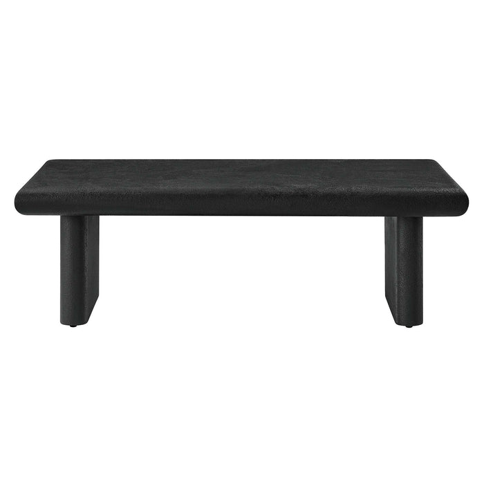 Modway Relic Concrete Textured Coffee Table Living Room Furniture - Dimensions