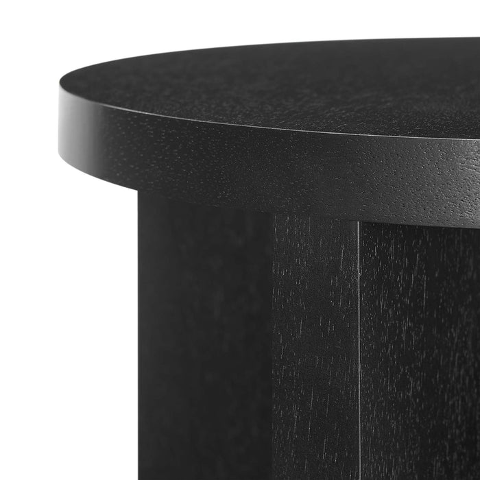 Modway Silas Round Wood Side Table Living Room Furniture - Features