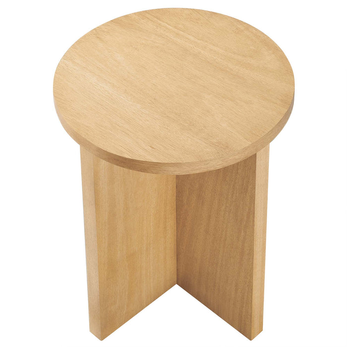 Modway Silas Round Wood Side Table Living Room Furniture - View 13
