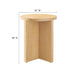 Modway Silas Round Wood Side Table Living Room Furniture - View 10