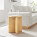 Modway Silas Round Wood Side Table Living Room Furniture - Installation View