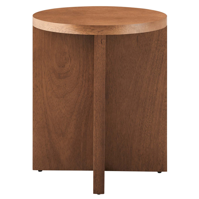 Modway Silas Round Wood Side Table Living Room Furniture - View 19