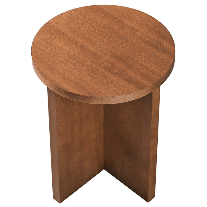 Modway Silas Round Wood Side Table Living Room Furniture - View 20