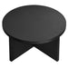 Modway Silas Round Wood Coffee Table Living Room Furniture - Dimensions