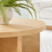 Modway Silas Round Wood Coffee Table Living Room Furniture - View 11