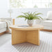Modway Silas Round Wood Coffee Table Living Room Furniture - Installation View