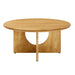 Modway Rivian Round 34" Coffee Table Living Room Furniture - Lifestyle View