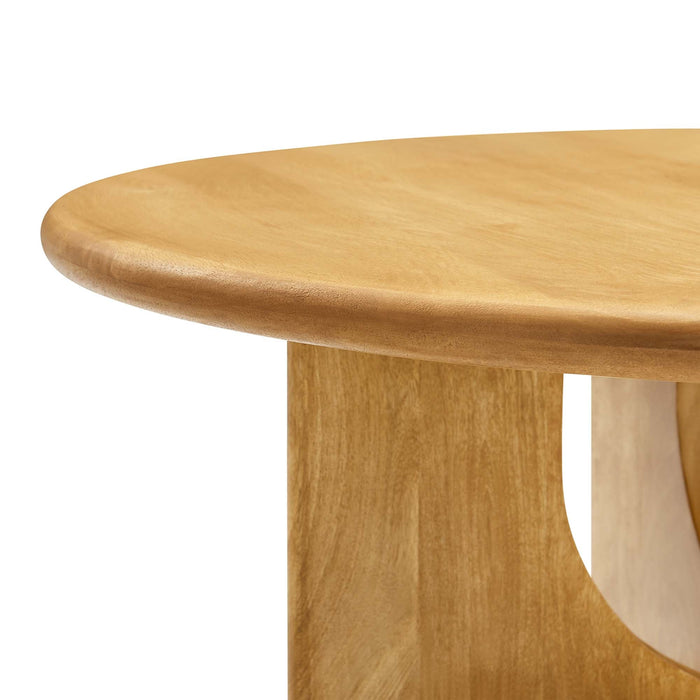 Modway Rivian Round 34" Coffee Table Living Room Furniture - Installation View