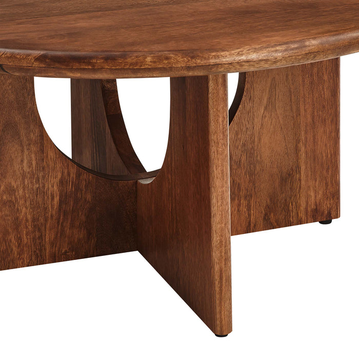 Modway Rivian Round 34" Coffee Table Living Room Furniture - View 15