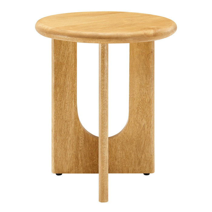 Modway Rivian Round Side Table Living Room Furniture - Lifestyle View