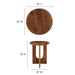 Modway Rivian Round Side Table Living Room Furniture - View 11