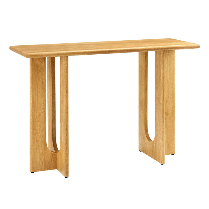 Modway Rivian 46" Console Table Living Room Furniture in Brown