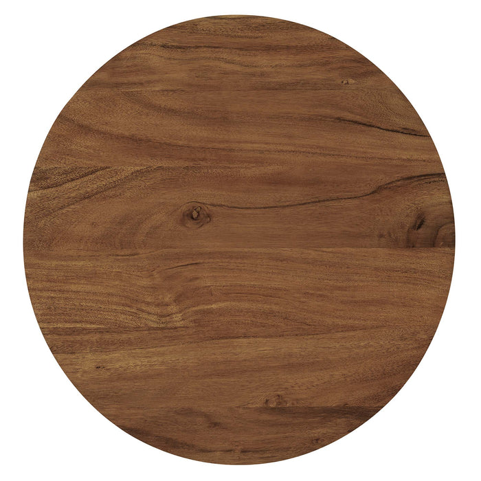 Viva Round Acacia Wood Side Table