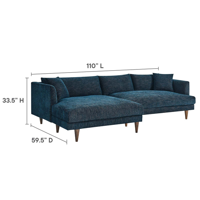 Zoya Down-Filled Sectional Sofa: Luxurious Comfort and Style for Modern Living Rooms and Family Spaces