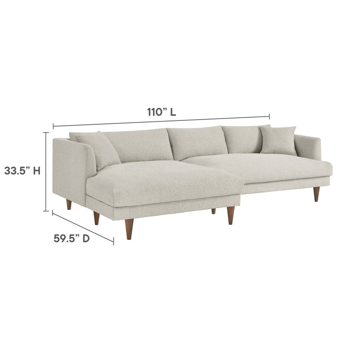 Zoya Down-Filled Sectional Sofa: Luxurious Comfort and Style for Modern Living Rooms and Family Spaces