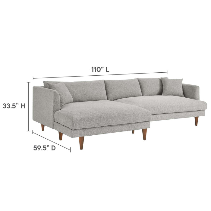 Zoya Down-Filled Sectional Sofa: Luxurious Comfort and Style for Modern Living Rooms and Family Spaces