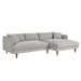 Modway Furniture Zoya Down Filled Overstuffed Sectional Sofa EEI-6611-HEI