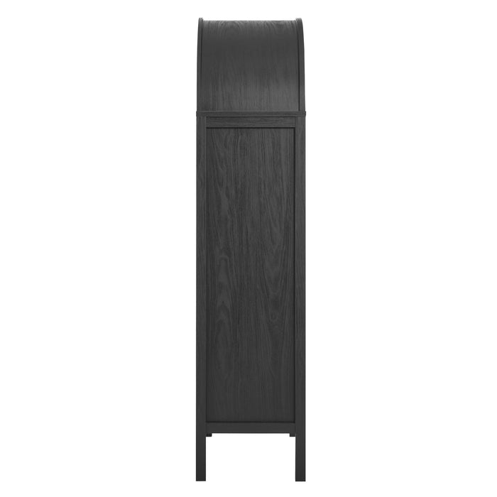 Modway Tessa Tall Arched Storage Display Cabinet - Dimensions
