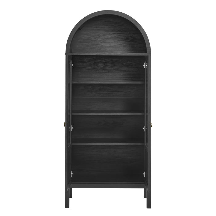 Modway Tessa Tall Arched Storage Display Cabinet - Installation View
